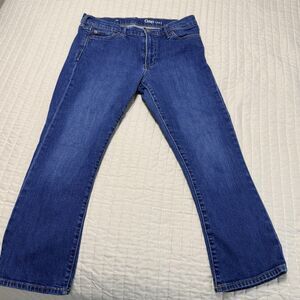 Gap 1969 Women's 29R Real straight Dark Wash Jeans Denim Mid Rise